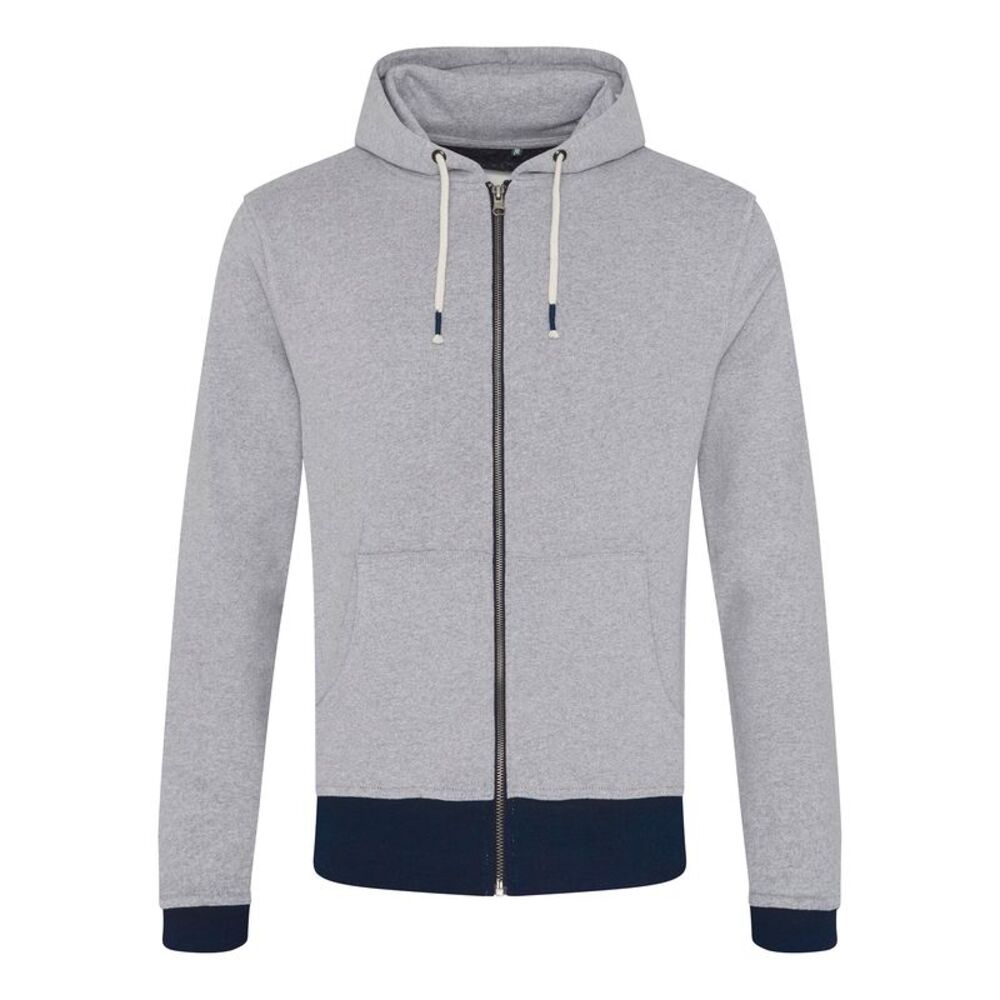 Ecologie Mens Okavango Contrast Zoodie / Heather/Navy